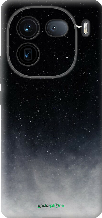 Силиконовый чехол Сині хмари, Синій місяць для Vivo iQOO 12 - 6396u-3433 изображение 