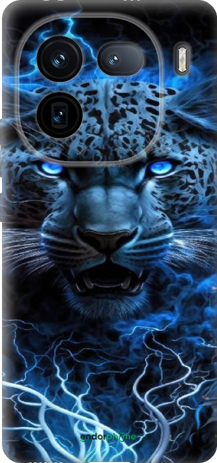 Силиконовый чехол Ледяной леопард для Vivo iQOO 12 - 6460u-3433 изображение 