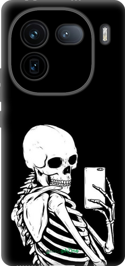Силиконовый чехол Скелет делает Selfie для Vivo iQOO 12 - 6535u-3433 изображение 