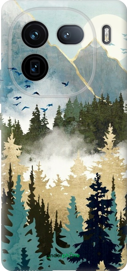 Силиконовый чехол С изображением лесного пейзажа для Vivo iQOO 12 - 6548u-3433 изображение 