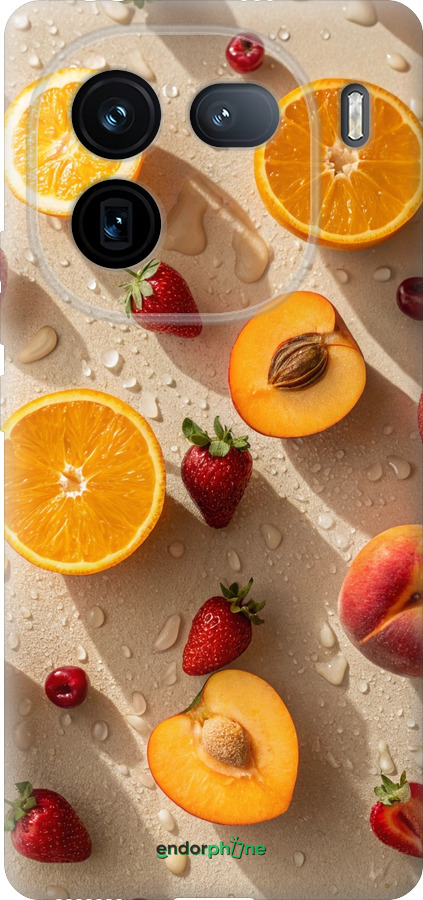 Силиконовый чехол Фрукты 3 для Vivo iQOO 12 - 6703u-3433 изображение 