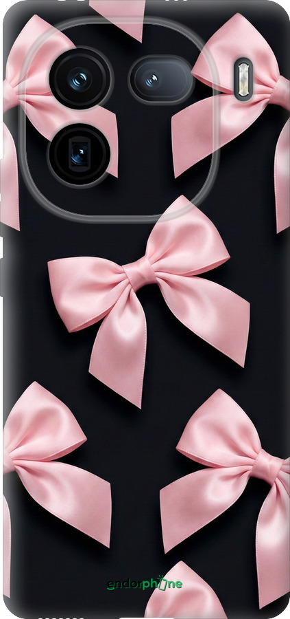 Силіконовий чехол Coquette Ribbons Dark Coquette для Vivo iQOO 12 - 6767u-3433 изображение 