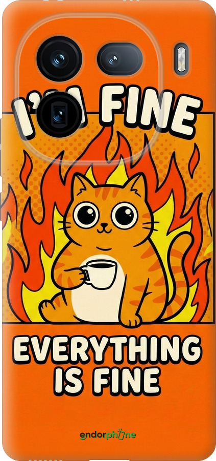 Силиконовый чехол Funny Cat для Vivo iQOO 12 - 6786u-3433 изображение 