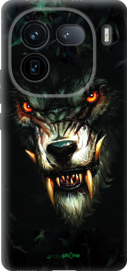 Силіконовий чехол Диявольський вовк для Vivo iQOO 12 - 833u-3433 изображение 
