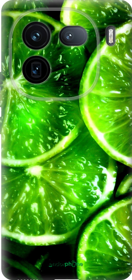 Силиконовый чехол Зелёные дольки лимона для Vivo iQOO 12 - 852u-3433 изображение 