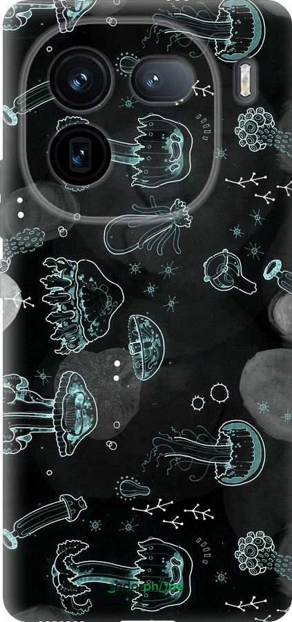 Силиконовый чехол Медузы для Vivo iQOO 12 - 906u-3433 изображение 
