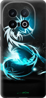 Силиконовый чехол Бело-голубой огненный дракон для Vivo IQOO 13 - 113u-3913 изображение 