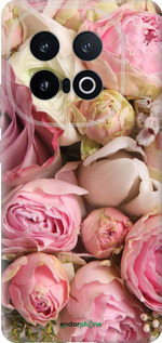 Силиконовый чехол Розы v2 для Vivo IQOO 13 - 2320u-3913 изображение 