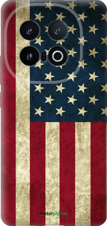 Силиконовый чехол Флаг США для Vivo IQOO 13 - 395u-3913 изображение 
