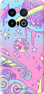 Силиконовый чехол Розовая галактика для Vivo IQOO 13 - 4146u-3913 изображение 