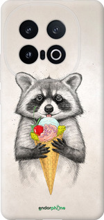 Силиконовый чехол Енотик с мороженым для Vivo IQOO 13 - 4602u-3913 изображение 