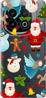 Силіконовий чехол Новорічний 1 для Vivo IQOO 13 - 4614u-3913 изображение 