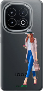 Силиконовый чехол Девушка 1 для Vivo IQOO 13 - 4751u-3913 изображение 