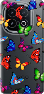 Силиконовый чехол Красочные мотыльки для Vivo IQOO 13 - 4761u-3913 изображение 