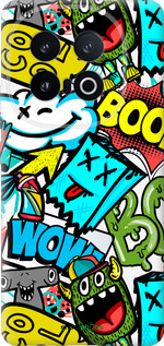 Силіконовий чехол Стікери v4 для Vivo IQOO 13 - 5508u-3913 изображение 