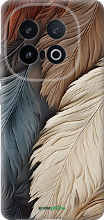 Силиконовый чехол Листья в стиле бохо для Vivo IQOO 13 - 5643u-3913 изображение 