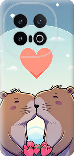 Силиконовый чехол Капибара любовь для Vivo IQOO 13 - 6027u-3913 изображение 