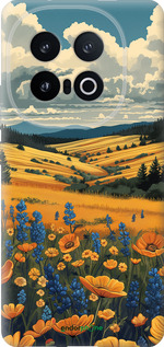 Силиконовый чехол Украинское поле для Vivo IQOO 13 - 6082u-3913 изображение 