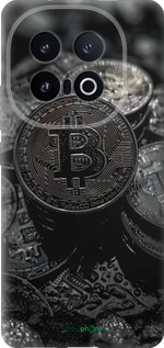 Силиконовый чехол Black Bitcoin для Vivo IQOO 13 - 6090u-3913 изображение 