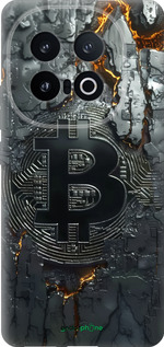 Силиконовый чехол Раскаленный биткойн для Vivo IQOO 13 - 6091u-3913 изображение 