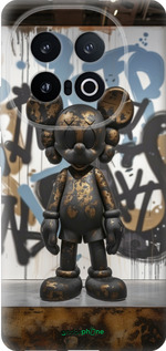 Силиконовый чехол Bronze kaws v2 для Vivo IQOO 13 - 6098u-3913 изображение 