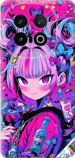 Силиконовый чехол Аниме милаха для Vivo IQOO 13 - 6314u-3913 изображение 