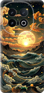 Силиконовый чехол Арт волны для Vivo IQOO 13 - 6332u-3913 изображение 