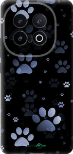 Силиконовый чехол С синими отпечатками лап для Vivo IQOO 13 - 6441u-3913 изображение 