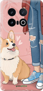 Силиконовый чехол Корги 3 для Vivo IQOO 13 - 6707u-3913 изображение 