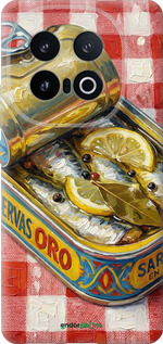 Силиконовый чехол Vintage Sardine Tin Phone для Vivo IQOO 13 - 6772u-3913 изображение 