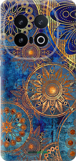 Силиконовый чехол Золотой узор для Vivo IQOO 13 - 678u-3913 изображение 