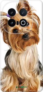 Силиконовый чехол Йоркширский терьер с хвостиком для Vivo IQOO 13 - 930u-3913 изображение 