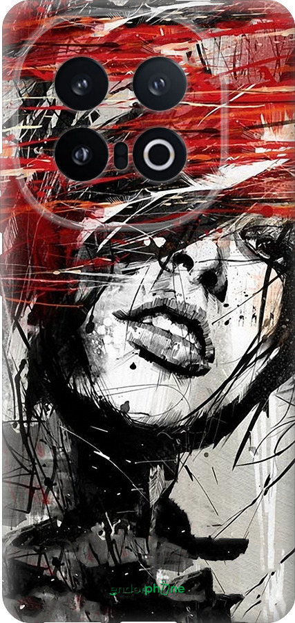 Силиконовый чехол Лицо девушки для Vivo IQOO 13 - 1162u-3913 изображение 