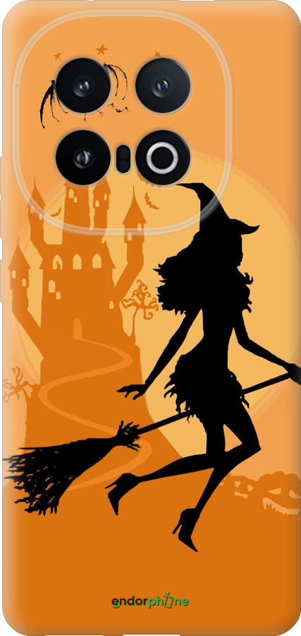 Силиконовый чехол Ведьма на метле для Vivo IQOO 13 - 1184u-3913 изображение 