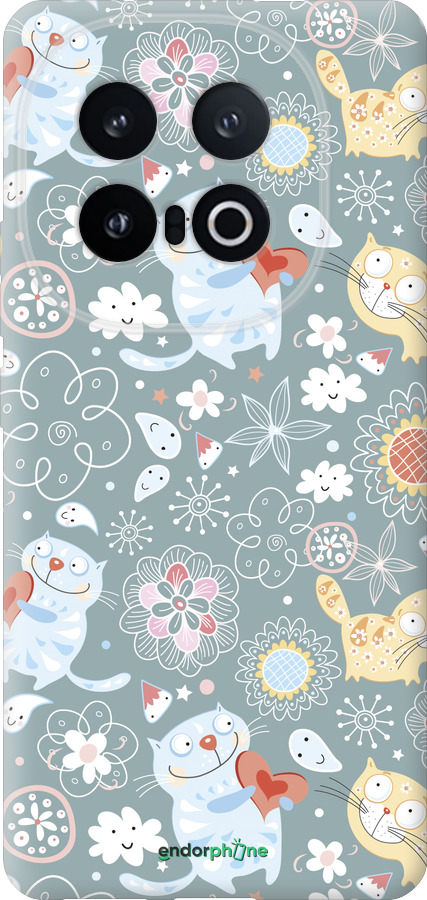 Силиконовый чехол Котята v3 для Vivo IQOO 13 - 1223u-3913 изображение 