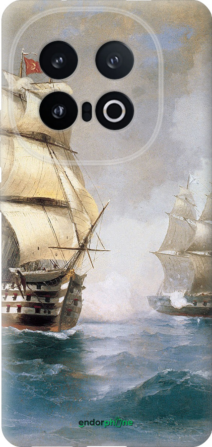 Силиконовый чехол Айвазовский. Корабли для Vivo IQOO 13 - 160u-3913 изображение 