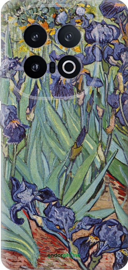 Силиконовый чехол Винсент Ван Гог. Ирисы для Vivo IQOO 13 - 161u-3913 изображение 
