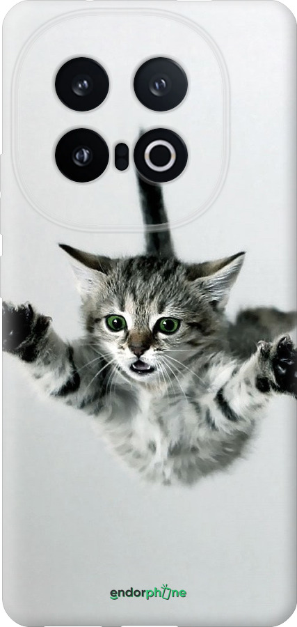 Силиконовый чехол Летящий котёнок для Vivo IQOO 13 - 2322u-3913 изображение 