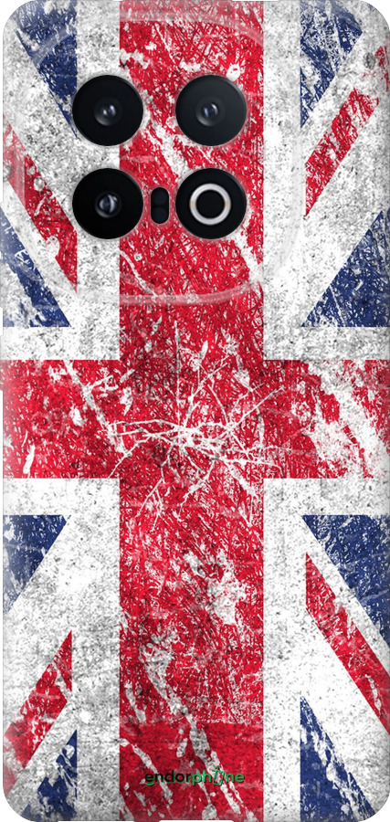 Силиконовый чехол Флаг Великобритании 1 для Vivo IQOO 13 - 386u-3913 изображение 
