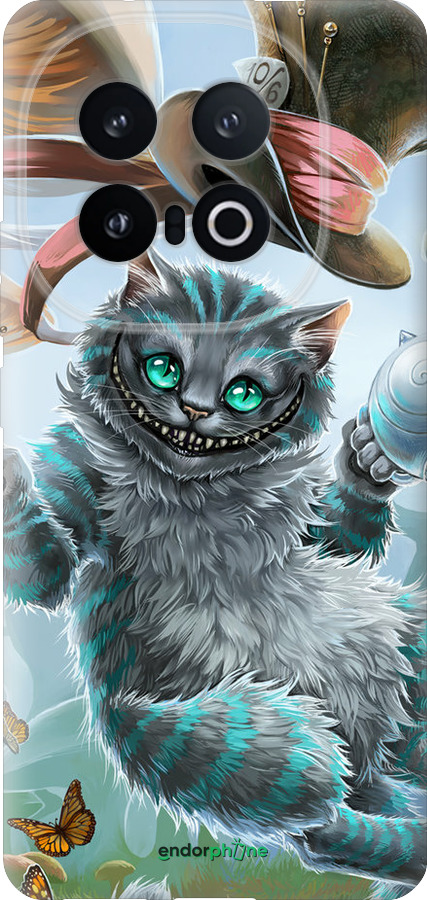 Силиконовый чехол Чеширский кот 2 для Vivo IQOO 13 - 3993u-3913 изображение 