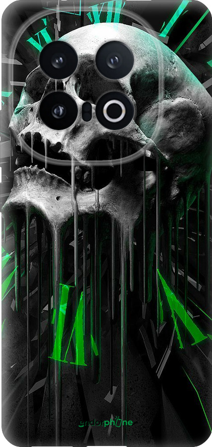 Силиконовый чехол Череп-часы для Vivo IQOO 13 - 4100u-3913 изображение 