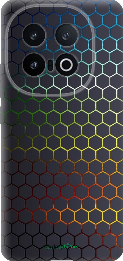 Силиконовый чехол Переливающиеся соты для Vivo IQOO 13 - 498u-3913 изображение 