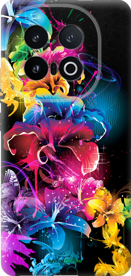 Силиконовый чехол Абстрактные цветы для Vivo IQOO 13 - 511u-3913 изображение 