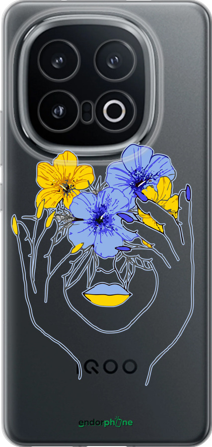 Силиконовый чехол Девушка v4 для Vivo IQOO 13 - 5276u-3913 изображение 