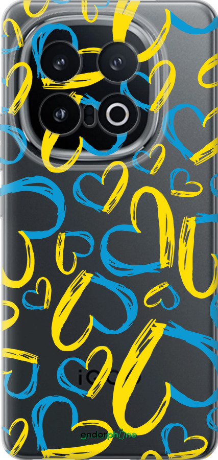 Силіконовий чехол Серця UA  для Vivo IQOO 13 - 5292u-3913 изображение 