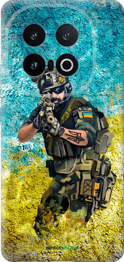 Силиконовый чехол Воин ЗСУ для Vivo IQOO 13 - 5311u-3913 изображение 