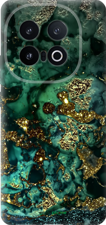 Силиконовый чехол Мрамор золото богатство для Vivo IQOO 13 - 5419u-3913 изображение 