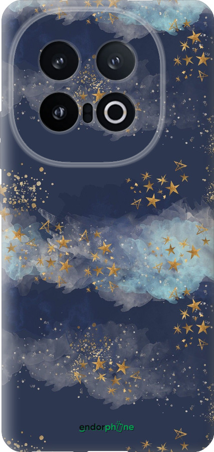 Силиконовый чехол Ночь золотые звезды для Vivo IQOO 13 - 5421u-3913 изображение 