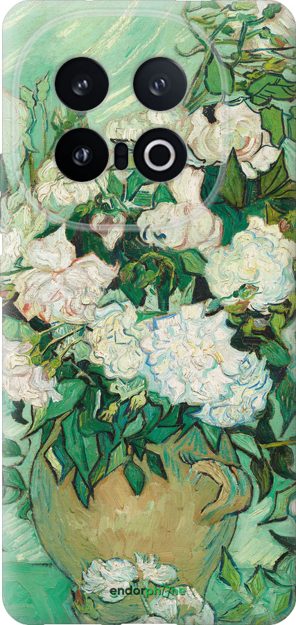 Силиконовый чехол Винсент Ван Гог. Ваза с розами для Vivo IQOO 13 - 5543u-3913 изображение 