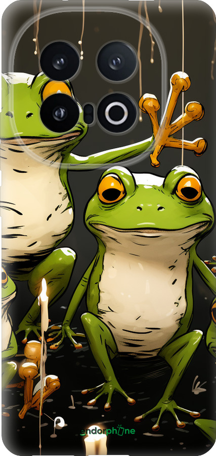 Силіконовий чехол Жабки 2 для Vivo IQOO 13 - 5657u-3913 изображение 